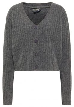 Mujer DREIMASTER INCUS - Chaqueta De Punto - Grau Melange -Tienda DreiMaster barata 52b6da57bb9d4cb79bb7d8be52cfe0ee