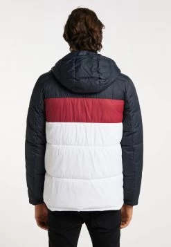 Hombre DREIMASTER EISSEGLER - Chaqueta De Invierno - Dunkelmarine Weiss -Tienda DreiMaster barata 5366547860f142a98bd5d59afe8133dc