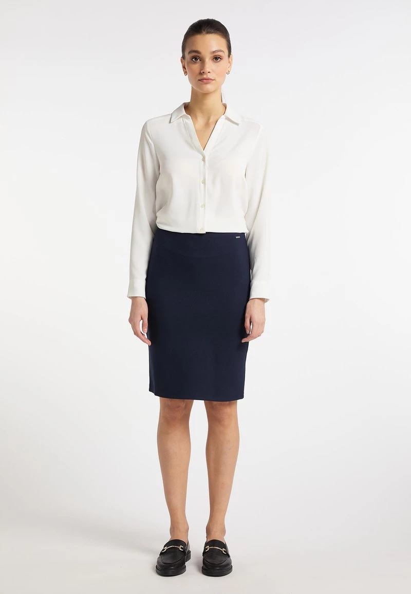 DreiMaster Mujer Falda De Tubo - Marine 2 DreiMaster Mujer Falda De Tubo - Marine - Imagen 2