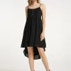 DREIMASTER EMBELL - Vestido Informal - Schwarz, Mujer