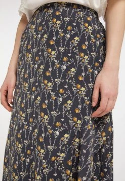 DreiMaster Mujer MIT VOLANT - Falda Cruzada - Grau Mehrfarbig -Tienda DreiMaster barata 560a39489959479c868620d90edebd2b