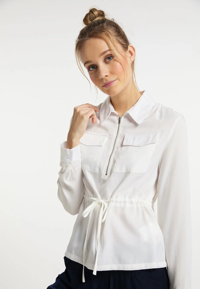 DreiMaster Mujer Blusa - Weiss 4 DreiMaster Mujer Blusa - Weiss - Imagen 4