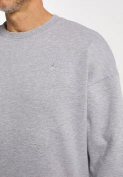 Hombre DREIMASTER TAKELAGE - Sudadera - Grau Melange -Tienda DreiMaster barata 5733d729550249a39e5e578af1af93b3