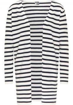 Mujer DREIMASTER BRIDGEPORT - Chaqueta De Punto - Wollweiss Marine -Tienda DreiMaster barata 57891782eb55400c89b28d1413702f2b