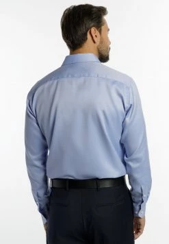 DreiMaster Hombre Camisa Elegante - Blau Kleinkariert -Tienda DreiMaster barata 584cf46547a04f8c83cd013aae217795