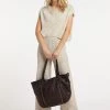 Mujer DREIMASTER TAKELAGE - Bolso Shopping - Dunkelbraun