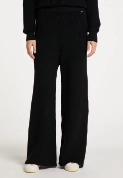 Mujer DREIMASTER KEYTI - Pantalones - Schwarz