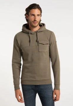 Hombre DREIMASTER TAKELAGE - Jersey Con Capucha - Militäroliv