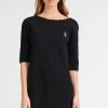 DreiMaster Mujer Vestido Ligero - Black