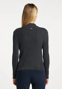 Mujer DREIMASTER KEYTI - Jersey De Punto - Grau Melange -Tienda DreiMaster barata 5a1908cf90f440b384106dd1ee40498a