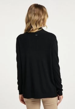 Mujer DREIMASTER MALEGNANO - Chaqueta De Punto - Schwarz -Tienda DreiMaster barata 5a6c00e1773145f2b03e659c0f0bfd0f