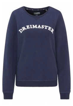 DreiMaster Mujer Sudadera - Marine -Tienda DreiMaster barata 5b6e029324904cf9970aeef9659bb4dc