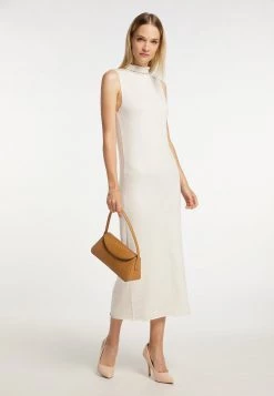 Mujer DREIMASTER BARADELLO - Vestido De Punto - Wollweiss