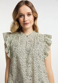 Mujer DREIMASTER BOLINE - Blusa - Wollweiss Gepunktet -Tienda DreiMaster barata 5c2c8b6a8c2d424db02b12d89751165b