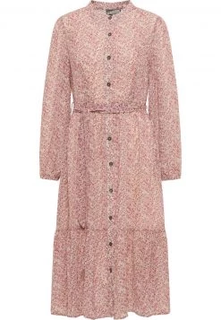 DreiMaster Mujer Vestido Camisero - Hellbeige Beerenrot -Tienda DreiMaster barata 5d4d1ec41baa4bc498c44afc37057ce5