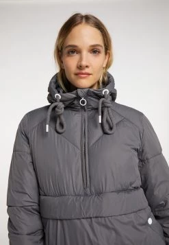 Mujer DREIMASTER EISSEGLER - Chaqueta De Invierno - Dunkelgrau -Tienda DreiMaster barata 5d6f9a8bd7a34c71b612948e28ec9361