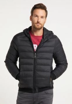 Hombre DREIMASTER GRASSLAND - Abrigo De Plumas - Schwarz