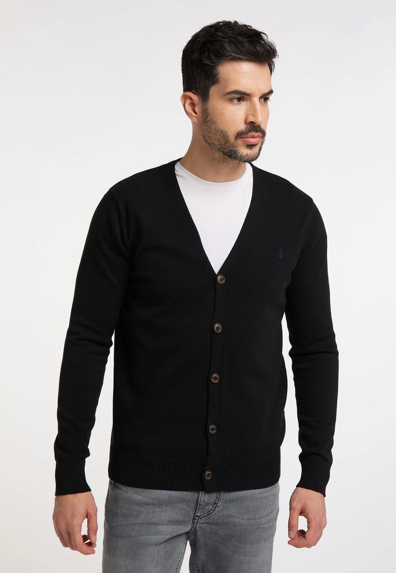 DreiMaster Hombre Chaqueta De Punto - Schwarz 1 DreiMaster Hombre Chaqueta De Punto - Schwarz