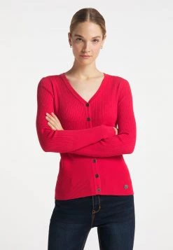 Mujer DREIMASTER TAKELAGE - Chaqueta De Punto - Rot