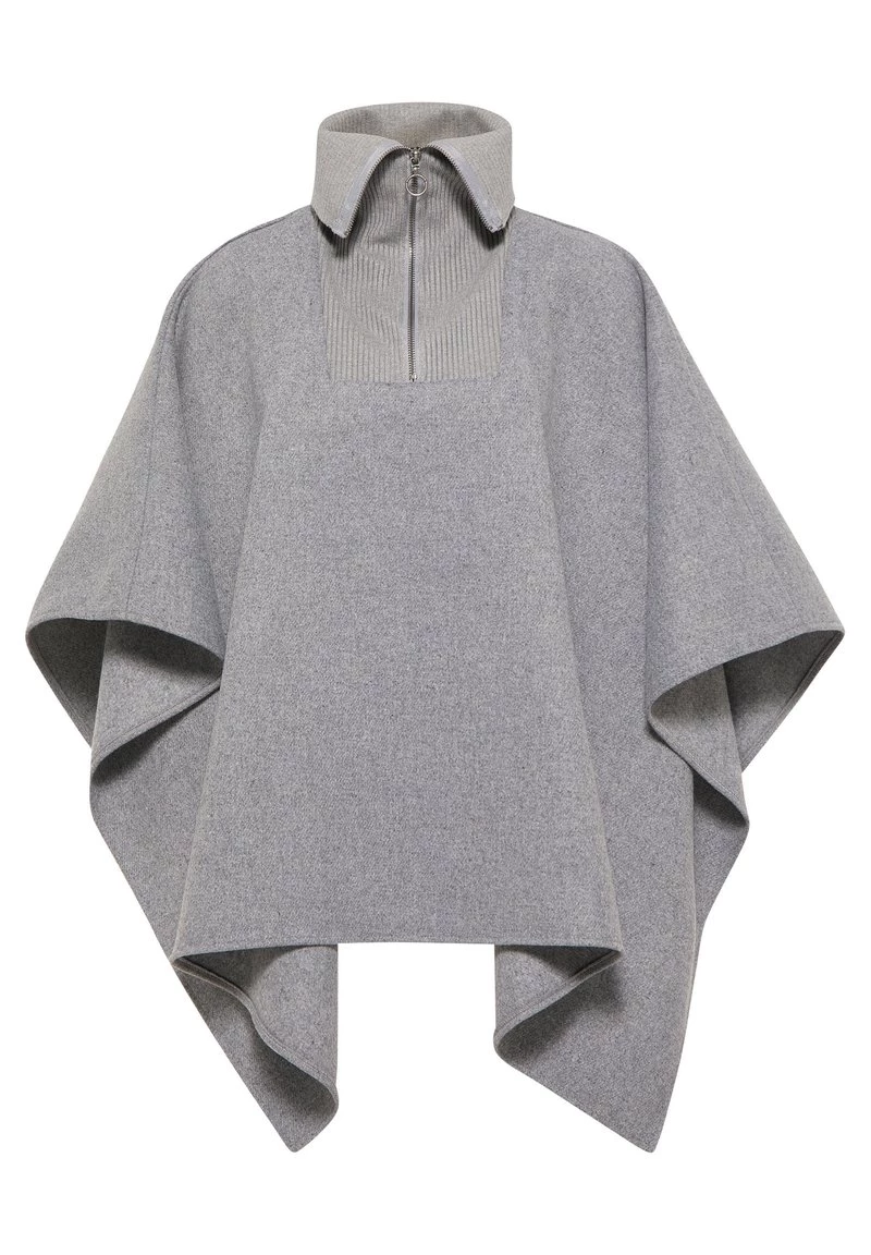 Mujer DREIMASTER BATUTTA - Poncho - Hellgrau Melange 5 Mujer DREIMASTER BATUTTA - Poncho - Hellgrau Melange - Imagen 5