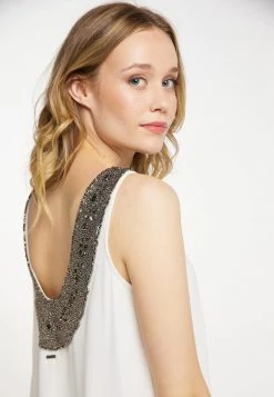 Mujer DREIMASTER EMBELL - Vestido De Tubo - Wollweiss -Tienda DreiMaster barata 60125add08b8443796915442e494159d