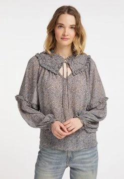 DreiMaster Mujer Blusa - Beige Blau