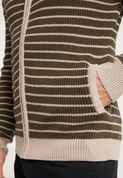 DreiMaster Hombre Chaqueta De Punto - Beige Militär Oliv -Tienda DreiMaster barata 60ad5301b26947bba14a4b5b18997fe0