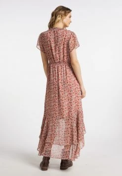 DreiMaster RÜSCHEN - Vestido Largo - Rosa Mehrfarbig, Mujer -Tienda DreiMaster barata 60c1a0f6ea8e475d80b3511db27fa29c