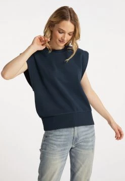 Mujer DREIMASTER TAKELAGE - Camiseta Básica - Marine