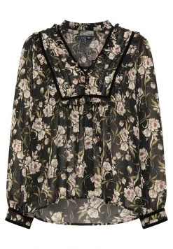 DREIMASTER INCUS - Túnica - Schwarz Blüte, Mujer -Tienda DreiMaster barata 61e546b2d24c4ff4b532b9657ee5afef