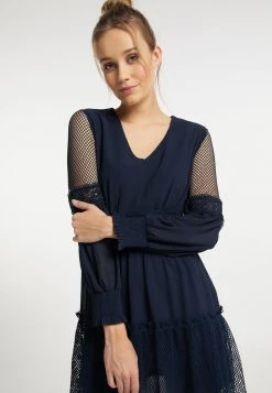 DreiMaster Mujer Vestido Informal - Marine -Tienda DreiMaster barata 6326450ceb58436692c0a493118c244c