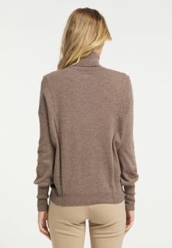 DreiMaster Mujer Jersey De Punto - Hellbraun Melange -Tienda DreiMaster barata 637af4ab9e96410186bd03cb8ec714af