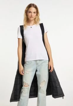 Mujer DREIMASTER INCUS - Abrigo De Invierno - Denim Black -Tienda DreiMaster barata 63e4aba320c64cb6a2ef29ac529f5bda