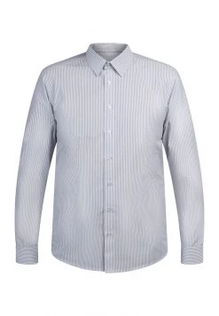DreiMaster Camisa Elegante - Dunkelblau Gestreift, Hombre -Tienda DreiMaster barata 63f5a439810f48a691ad660bb3d501ce