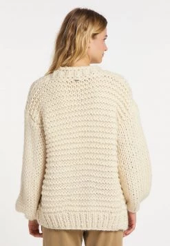 Mujer DREIMASTER INCUS - Chaqueta De Punto - Beige -Tienda DreiMaster barata 64baa3a8c81e4e90bf156503bf2a42ee