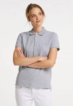 Mujer DREIMASTER BRIDGEPORT - Polo - Hellgrau Melange