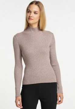 DREIMASTER KEYTI - Jersey De Punto - Taupe Melange, Mujer