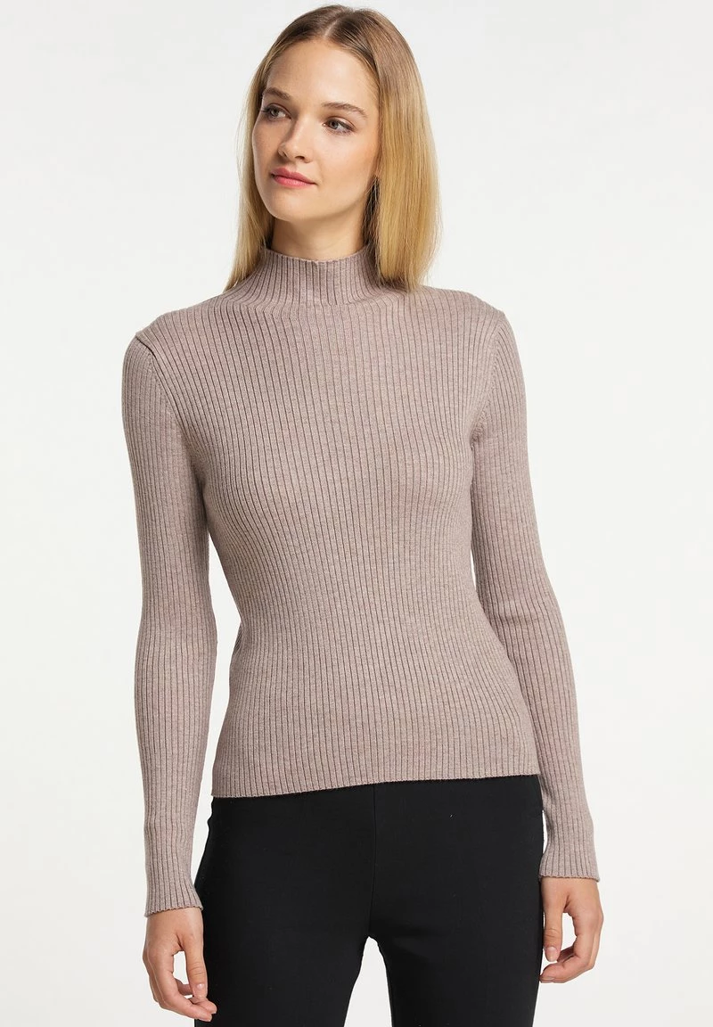 DREIMASTER KEYTI - Jersey De Punto - Taupe Melange, Mujer 1 DREIMASTER KEYTI - Jersey De Punto - Taupe Melange, Mujer