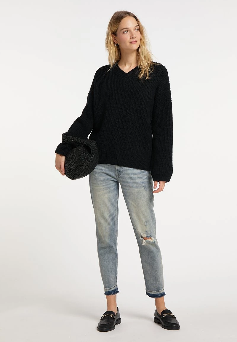 DREIMASTER INCUS - Jersey De Punto - Schwarz, Mujer 2 DREIMASTER INCUS - Jersey De Punto - Schwarz, Mujer - Imagen 2