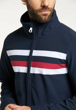 Hombre DREIMASTER BRIDGEPORT - Chaqueta Outdoor - Nachtblau Weiss -Tienda DreiMaster barata 665861138dda4eceae70d351700c51ed