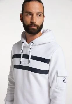 DREIMASTER KILATA - Jersey Con Capucha - Weiss, Hombre -Tienda DreiMaster barata 667fdd1f1fe84e30bcf574a2aa11728d