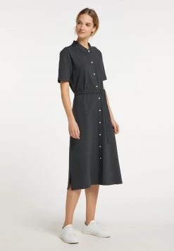 Mujer DREIMASTER BRIDGEPORT - Vestido Ligero - Dunkelgrau Melange