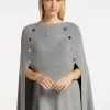 Mujer DREIMASTER BARADELLO - Poncho - Grau Melange