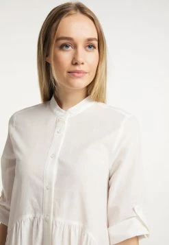 DREIMASTER IMANE - Vestido Camisero - Weiss Marine, Mujer -Tienda DreiMaster barata 685ab9e1b7eb4f41896a6d89cd4ef1ff