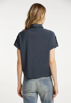 Mujer DREIMASTER IDEM - Camisa - Graublau -Tienda DreiMaster barata 68aa972c56294ed9baffca4f39692ea0