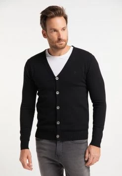 Hombre DREIMASTER WAJALA - Chaqueta De Punto - Black