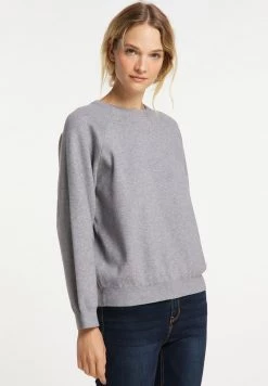 Mujer DREIMASTER BRIDGEPORT - Jersey De Punto - Grau Melange