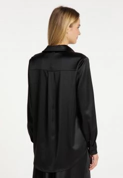 Mujer DREIMASTER BARADELLO - Camisa - Schwarz -Tienda DreiMaster barata 6c4d244317094e5293929b81c922bc19