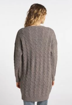 DREIMASTER INCUS - Chaqueta De Punto - Schlammbraun Melange, Mujer -Tienda DreiMaster barata 6c89f6b357604d4f829d25a8be7610a9