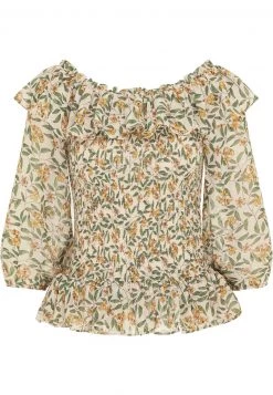 DreiMaster Blusa - Weiss Blumen, Mujer -Tienda DreiMaster barata 6d270c068bb640799086bc063d0070ea